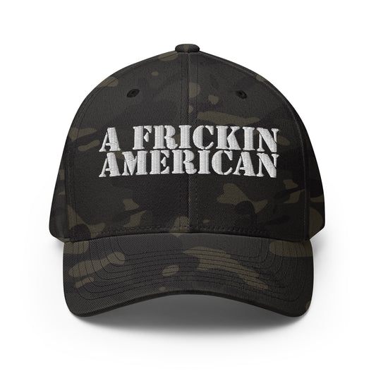 A Frickin American Structured Twill Cap