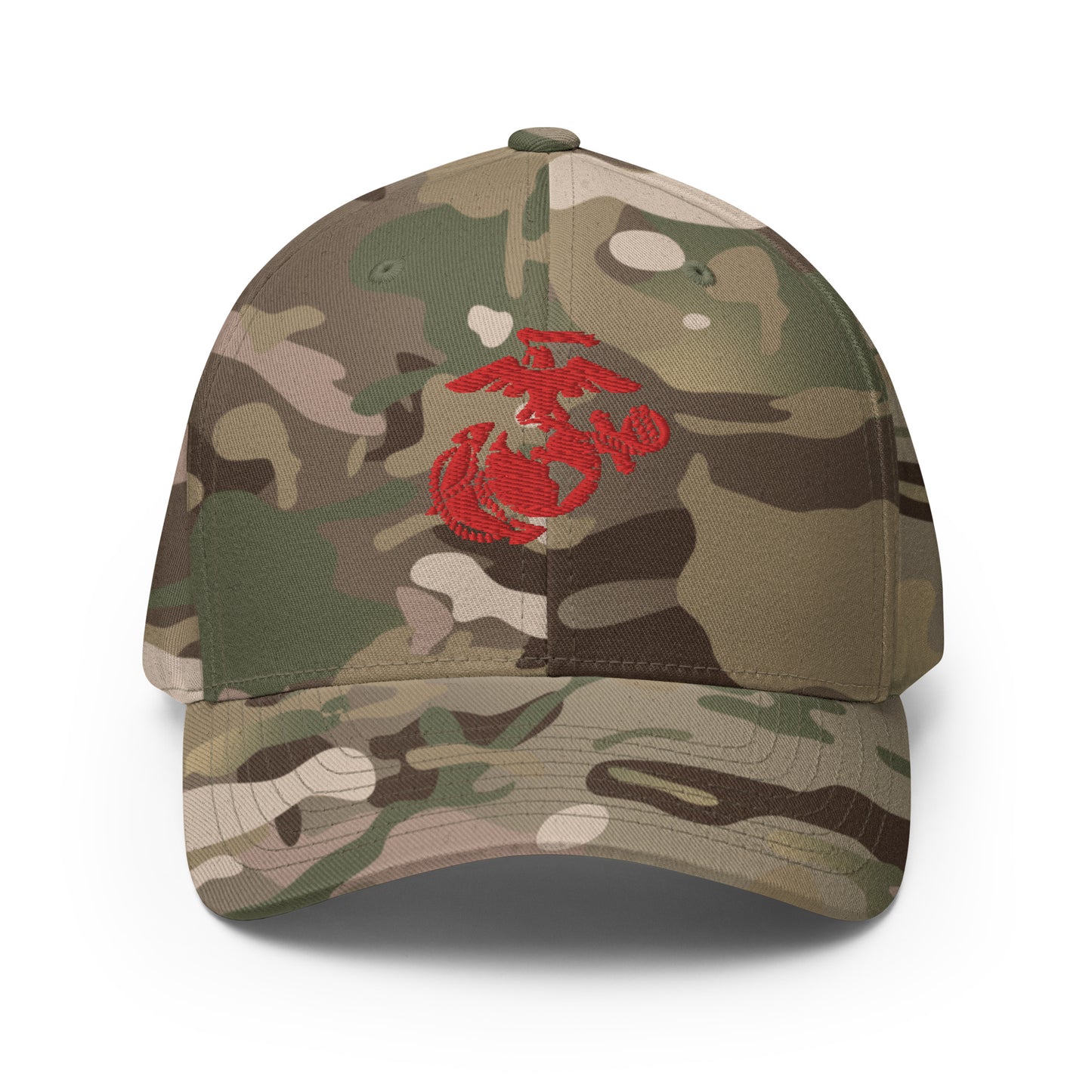 Marine Red logo Structured Twill Cap