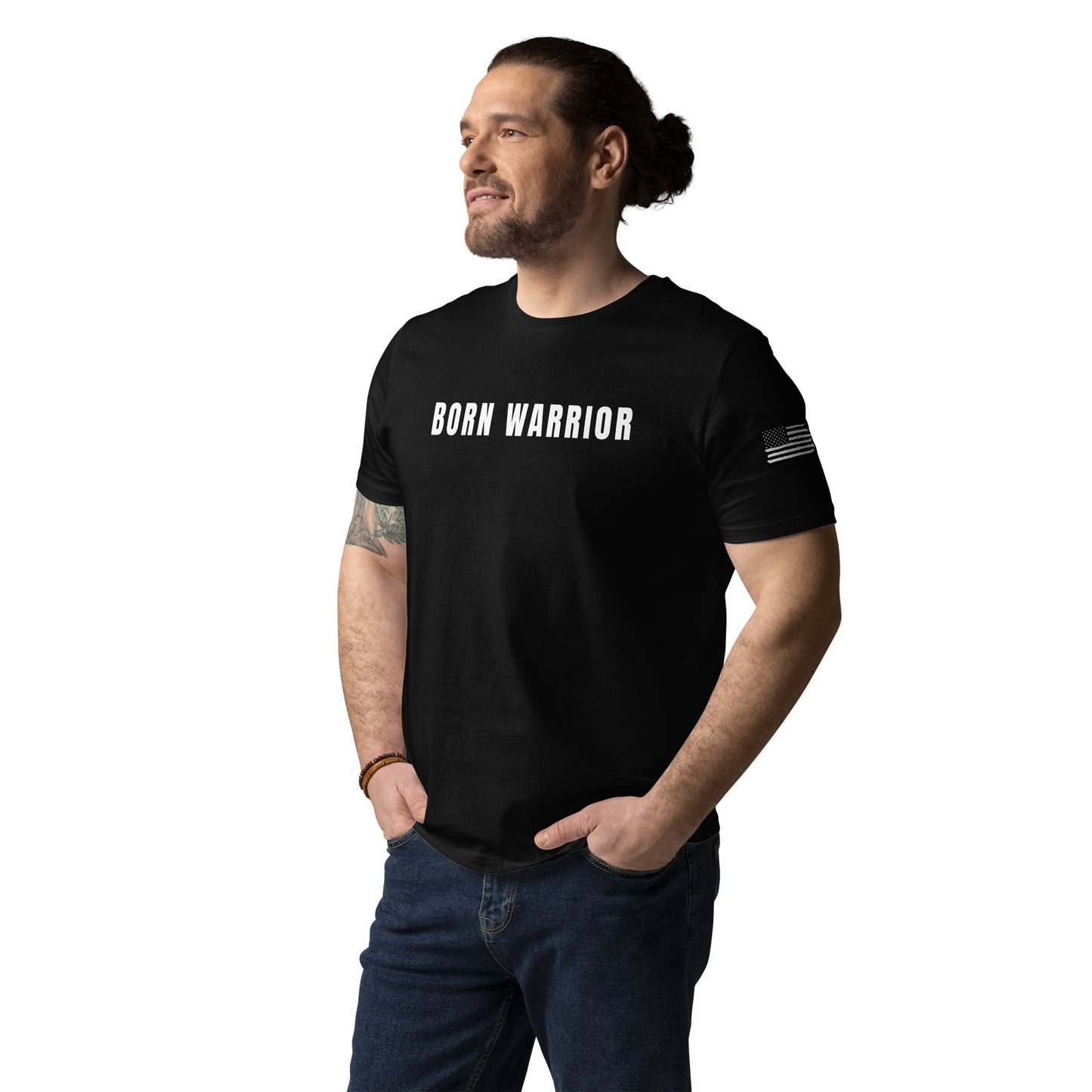 Born Warrior Unisex organic cotton t-shirt