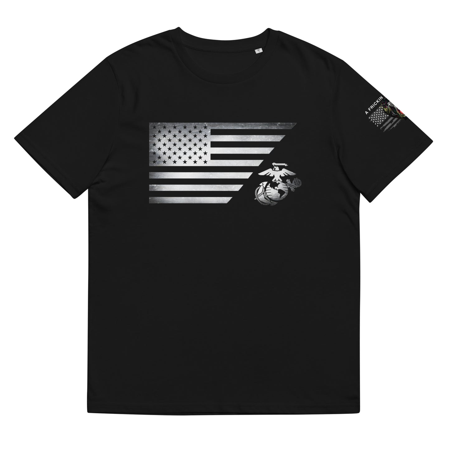 Marine slash Flag Unisex organic cotton t-shirt