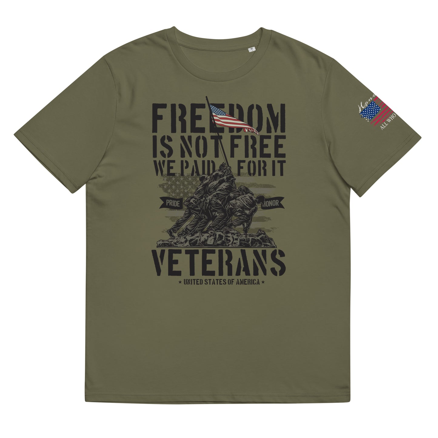 Freedom Isn’t Free Unisex organic cotton t-shirt