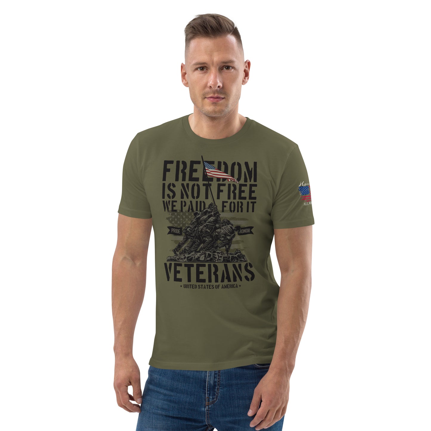 Freedom Isn’t Free Unisex organic cotton t-shirt